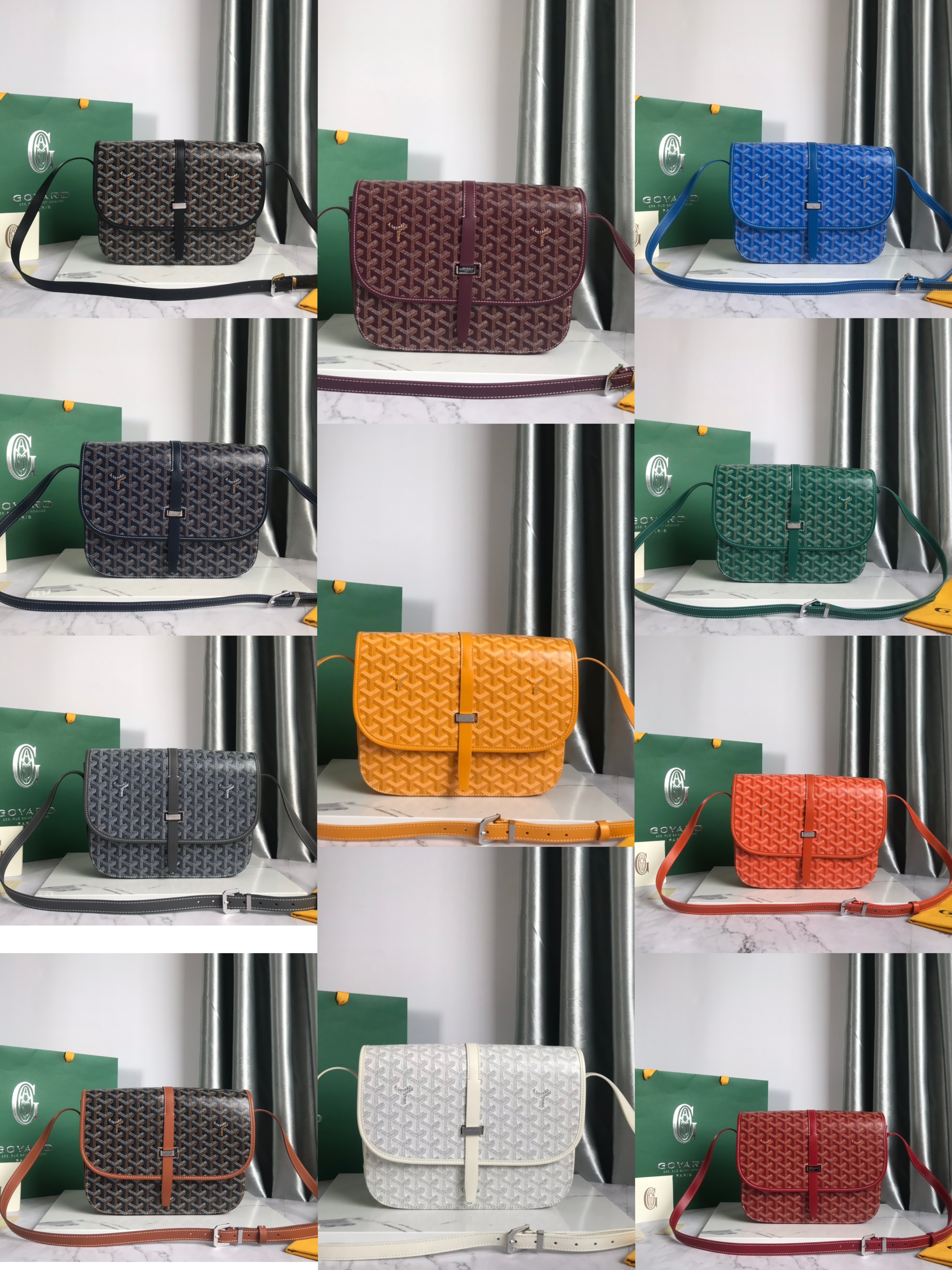 Goyard Belvedere (28*19*7.5cm）